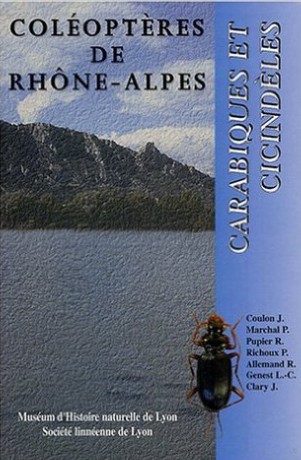 Couverture — Coléoptères Rhône-Alpes — Carabiques et Cicindèles